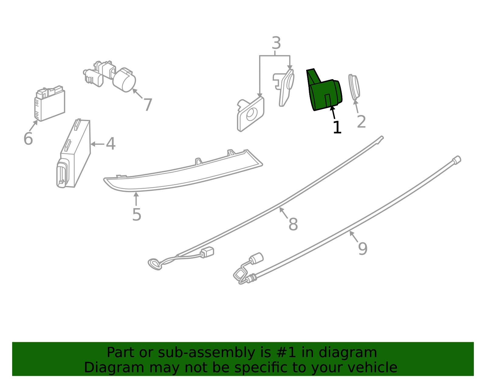 Park Sensor - BMW (66209312622)