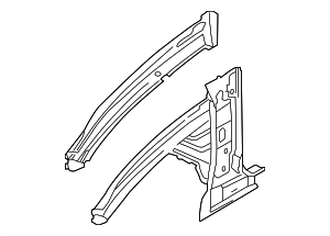 7L8805192A - Body: Fender Rail for Audi Image