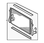 1K0145803CD - : Inter-Cooler for Audi: A3, A3 Quattro, TT, TT Quattro, TTS Quattro Image