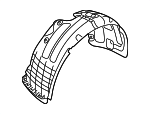 86811K5000 - Body: Fender Liner for Hyundai Image