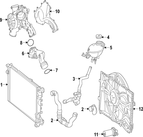 Water Pump for 2014 Mercedes-Benz E63 AMG S #0