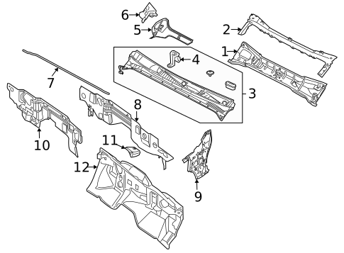 Cowl for 2006 Nissan Xterra #0