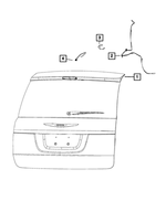 5182212AA - Electrical: Liftgate Washer Hose for Chrysler: Town &amp; Country | Dodge: Grand Caravan | Ram: C/V Image