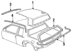 20685135 - Body: Reveal Molding for Cadillac: Eldorado Image