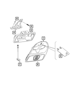 6QM18MS7AA - Interior Trim: Overhead Console for Mopar Image