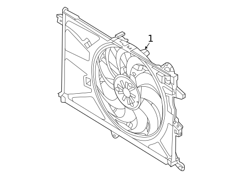 Cooling Fan for 2020 Jeep Renegade #0