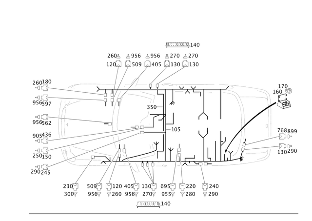 2095402333 - Electrical Equipment and Instruments: Electric Line for Mercedes-Benz Image image