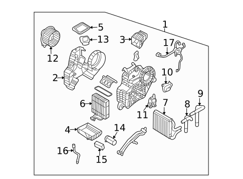 Auxiliary Heater & AC for 2010 Kia Sedona #0