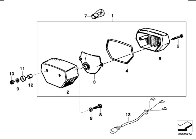 61127721721 - : Adapter Lead - US for BMW-Motorrad Image
