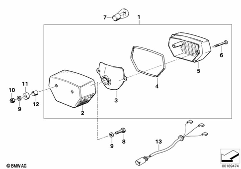 Taillights for 2010 BMW-Motorrad G 450 X #0
