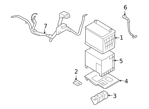Battery & Related Components for 2009 Hyundai Sonata #0