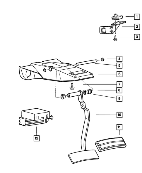 Brake Pedals for 2001 Dodge Ram 2500 #1