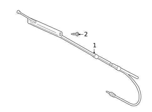 Antenna & Radio for 1999 Chevrolet Tracker #0