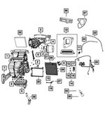 68093365AA - Air Conditioners and Heaters: A/c And Heater Lower Housing for Fiat: 500 Image