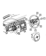1LD381DVAA - Steering: Steering Wheel for Mopar Image