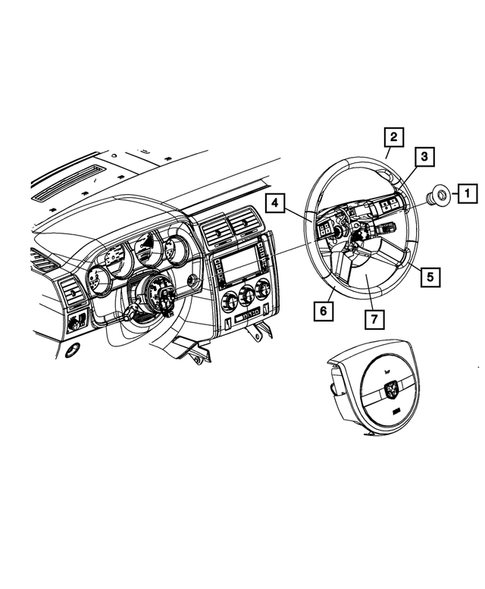 Steering Wheel for 2009 Dodge Challenger #0