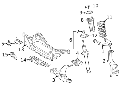Suspension Components for 2011 Lexus IS F #0