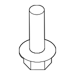 9YA010502 - : OEM NEW 2011-2014 Mazda 2 MX5 Miata Lower Bumper Splash Shield Screw 9YA0-10-502 for Mazda: 2, 3, CX-7, CX-9, MX-5 Miata, Protege, Protege5, RX-8 Image