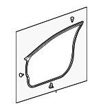 6786207020 - : Surround Weather-Strip for Toyota: Avalon Image