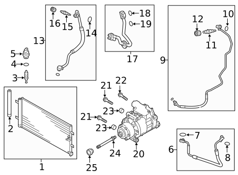 Switches & Sensors for 2018 Audi RS7 #0