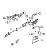 1ET68XDHAC - : Steering Column Shroud, Upper for Mopar Image