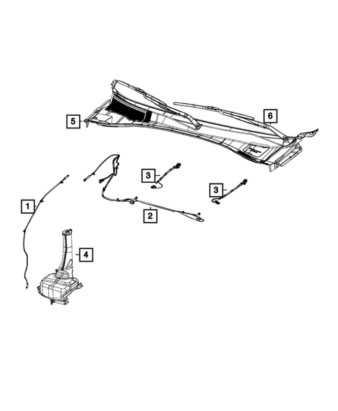 Wiper and Washer System for 2016 Dodge Charger #2
