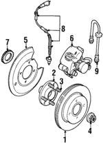 F5RZ2C026A - Brakes: Rotor for Ford: Contour | Mercury: Mystique Image