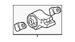 50820S3YJ01 - Engine: Side Mount for Honda: Insight Image