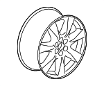 20997768 - Suspension: Wheel, Alloy for Cadillac: SRX Image