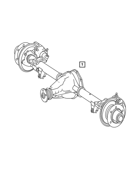 Rear Axle for 2007 Dodge Sprinter 2500 #0