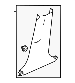 84121T20A01ZA - Body: Lower Center Pillar Trim for Honda: Civic Image