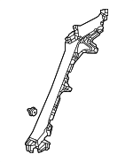 84141T20A11ZA - Body: Lock Pillar Trim for Honda: Civic Image