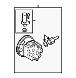 4911054L02 - : 2010-2013 Suzuki SX4 - Power Steering Pump for Suzuki: SX4 Image