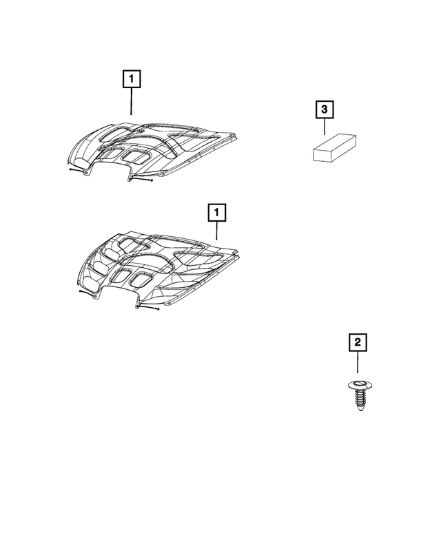 68199796AD - : Hood Silencer for Mopar Image