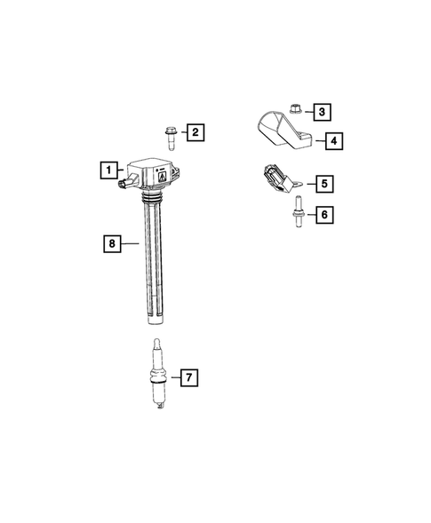 Ignition - Spark Plugs, Cables, Coils, and Glow Plugs for 2016 Ram ProMaster City #0
