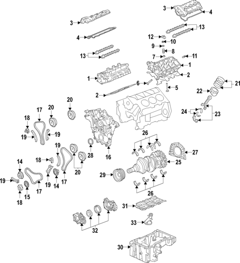 Engine for 2025 Cadillac CT4 #1