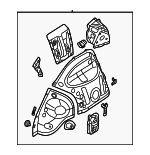 1EA809852A - Body: Inner Wheelhouse for Volkswagen Image