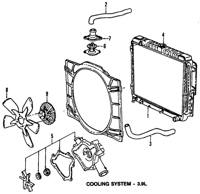4140978 - Cooling System: Radiator for Mopar Image