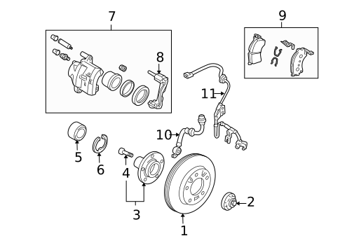 Drums & Rotors for 2006 Mazda 5 #0