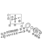 5136827AA - : Side Gear Thrust Washer for Dodge: Sprinter 3500 Image