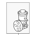 4431004140 - Steering: Power Steering Pump for Toyota: Tacoma Image