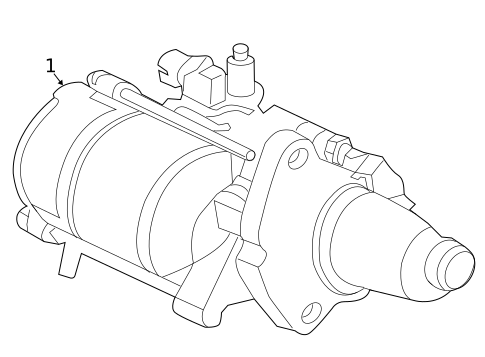 Starter for 2011 Ram Dakota #0