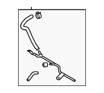 4L121058G - : Engine Coolant Hose for Audi Image