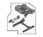 4M0881106AR - Body: Cushion Frame for Audi Image image
