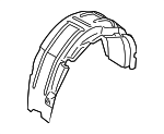 HS7Z58278B51A - : Wheelhouse Liner for Ford: Fusion Image