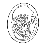 32309867121 - Steering: Steering Wheel for BMW: 740e xDrive, 740i, 740i xDrive, 750i, 750i xDrive, M760i xDrive Image