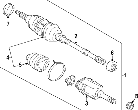 Axle Shaft for 1994 Toyota Paseo #0