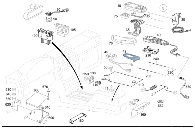 4636841818 - : Cover for Mercedes-Benz Image