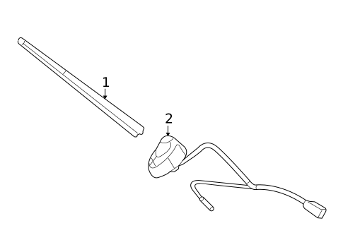 Antenna & Radio for 2012 Jeep Liberty #0