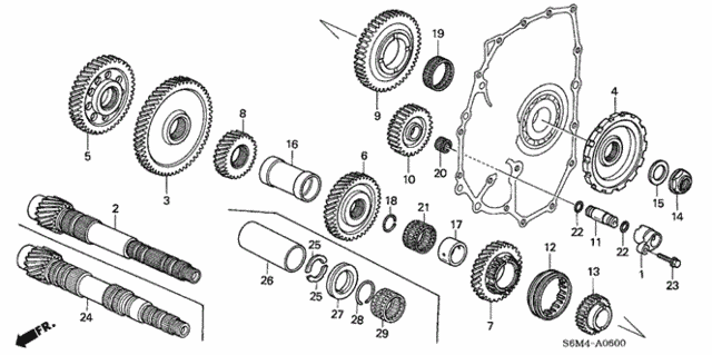 AT Countershaft for 2004 Acura RSX #0